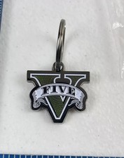 Chaveiro promocional de metal Grand Theft Auto V five GTA comprar usado  Enviando para Brazil