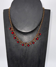Vintage granatschmuck collier gebraucht kaufen  Niebüll