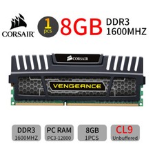 Usado, Memória RAM AB AB Intel AMD Desktop Corsair Vengeance 8GB DDR3 1600MHz CL9 PC3-12800 comprar usado  Enviando para Brazil