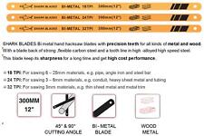 Hacksaw blades 300mm for sale  MILTON KEYNES