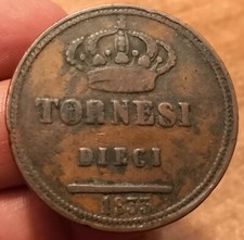 Tornesi 1833 regno usato  Olbia