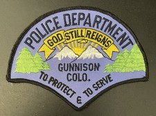 Gunnison colorado police for sale  El Cajon