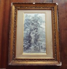 Tableau soie tissée d'occasion  Six-Fours-les-Plages