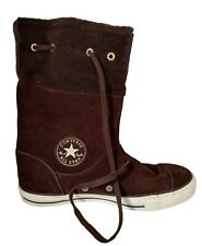 Blusa Converse All Star Chuck Taylor couro marrom fina alta - Tamanho feminino 8,5 comprar usado  Enviando para Brazil