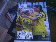 ladies football programmes for sale ladies football programmes for sale  TORQUAY