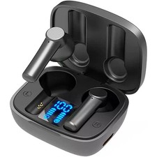 Fones de ouvido sem fio Wi-Fi sem fio Bluetooth 5.0 smartphone Ios PC C recondicionado, usado comprar usado  Enviando para Brazil