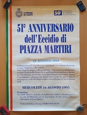 Manifesto carpi anniversario usato  San Prospero