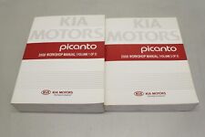 KIA PICANTO 2008 WORKSHOP MANUAL VOLUME 1 2  Werkstatthandbuch  A07S-EG76C1 comprar usado  Enviando para Brazil