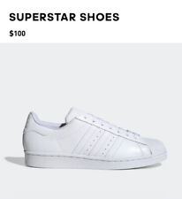 Tênis masculino ADIDAS Superstar base couro sintético branco com cadarço comprar usado  Enviando para Brazil