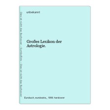 Großes lexikon astrologie gebraucht kaufen  Buttenwiesen