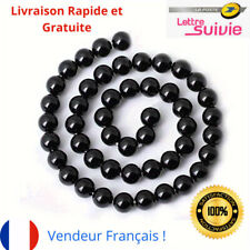 Lot perles obsidienne d'occasion  Paris VIII