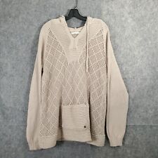 Suéter de praia Prana Sugar feminino tamanho XL aveia bege malha diamante com capuz comprar usado  Enviando para Brazil