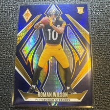 Panini Phoenix Roman Wilson hiper azul/70 Rookie Steelers 2024, usado comprar usado  Enviando para Brazil
