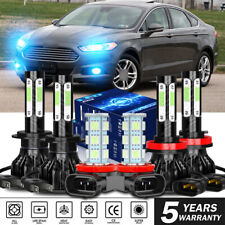 Kit de lâmpadas de neblina feixe alto baixo faróis de LED para Ford Fusion 2006-2016 8000K comprar usado  Enviando para Brazil