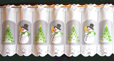 Schneemann weihnachtsgardine k gebraucht kaufen  Dortmund