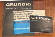 Grundig instruction manuals for sale  South Lyon