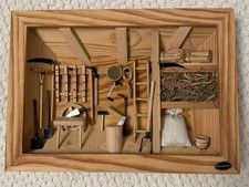 Holzwandbild scheune natur gebraucht kaufen  Leipzig