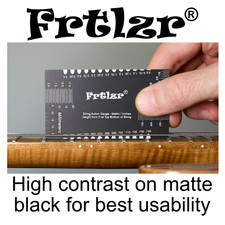 Medidor de ação de cordas cartão de verificação FRTLZR® para configuração de guitarra - feito na Alemanha comprar usado  Enviando para Brazil