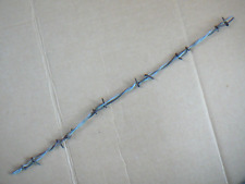 NADELHOFFER'S CROSS OVER CLOSE-SET BARBS  ALL-GALVANIZED  - ANTIQUE BARBED WIRE for sale  Dunning