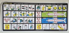 Safetycard ryanair boeing gebraucht kaufen  Wolnzach