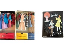 1963 Vintage Mattel BARBIE Estojo Duplo Com Caixas BONS ACESSÓRIOS DE ROUPAS CLONE, usado comprar usado  Enviando para Brazil