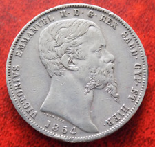 Lire 1854 zecca usato  Montione