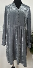 Usado, Vestido de veludo Anthropologie Holding Horses feminino boho cinza manga longa tamanho G comprar usado  Enviando para Brazil
