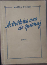 Usado, History romanian book Activitatea mea de spionaj by Martha Richer comprar usado  Enviando para Brazil
