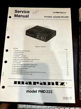 Marantz pmd222 74pmd222 d'occasion  Expédié en Belgium