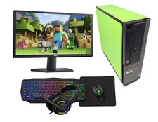 Pacote de PC para jogos Minecraft 3.40GHZ 8GB 120GB SSD r5 340x DVD Windows 11 WIFI 20" comprar usado  Enviando para Brazil