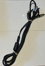 Cabos AV Sony Playstation Composite Gold Tip PS2 PS3 Genuínos Testados RARO comprar usado  Enviando para Brazil
