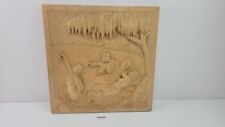 Wandbild schnitzerei holz gebraucht kaufen  Burgstädt