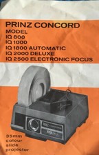 Instructions slide projector for sale  MANCHESTER
