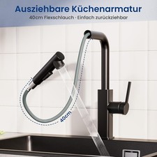 Küchenarmatur schwarz auszieh gebraucht kaufen  Korschenbroich