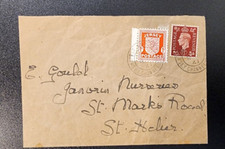 Capa bloco selo 1941 Inglaterra ocupada Ilhas do Canal Jersey, usado comprar usado  Enviando para Brazil
