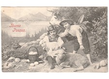 1908 antica cartolina usato  Italia