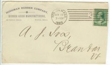1889 Boston Massachusetts Hodgman Rubber Company - 32 School Street comprar usado  Enviando para Brazil