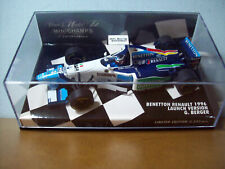 MINICHAMPS 430 960094 BENETTON RENAULT VERSÃO DE LANÇAMENTO 1996 GERHARD BERGER em escala 1/43 comprar usado  Enviando para Brazil