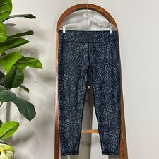 Leggings Zyia Active 20 pedra azul leopardo crocante bumbum leve e luxuosa, usado comprar usado  Enviando para Brazil