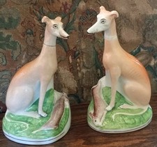 Pair antique staffordshire for sale  USK