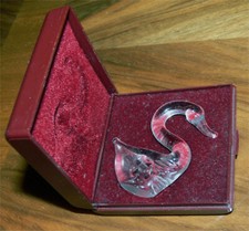 Schwan figur glas gebraucht kaufen  Deutschland