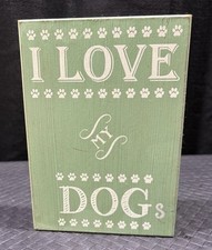 Wooden sign love for sale  Barto