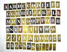 brass stencils for sale  USA