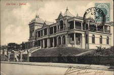 Usado, Cartão postal vintage Durban África do Sul The Club Stamp on Front c1910 comprar usado  Enviando para Brazil