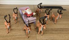 Santa sleigh reindeer for sale  Manassas