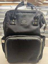 Mochila LAND Mamãe e Bebê Bolsa de Lona Leve Chique Elegante Preta comprar usado  Enviando para Brazil
