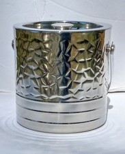 Usado, Balde de gelo martelado isolado parede dupla com tampa 7" x 7" comprar usado  Enviando para Brazil