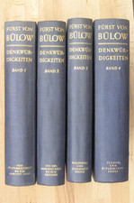 Reichskanzler bülow denkwürd gebraucht kaufen Reichskanzler bülow denkwürd gebraucht kaufen  Bornheim