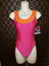 Novo com etiquetas Vintage Anos 80 Rachel McLish para The Body Co Bodysuit Vermelho Aeróbica Tamanho M Collant, usado comprar usado  Enviando para Brazil