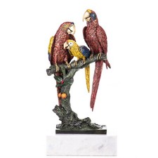 Colored bronze parrot d'occasion  Expédié en Belgium